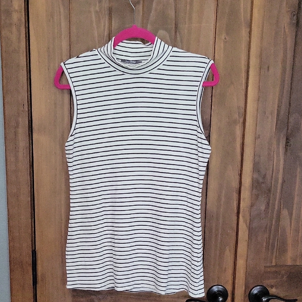 Striped Sleeveless Top